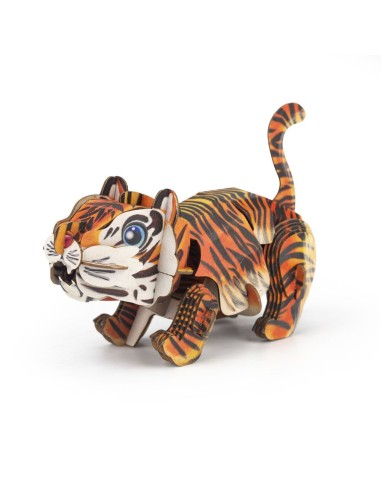 Puzzle 3D con sonido- Tigre