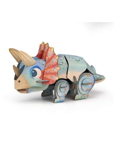 Puzzle 3D con sonido- Triceratops