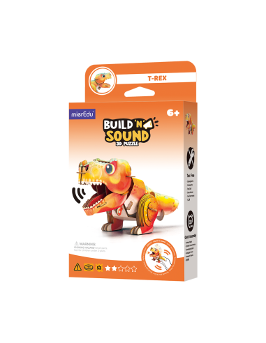 Puzzle 3D con sonido- Tyrannosaurus Rex