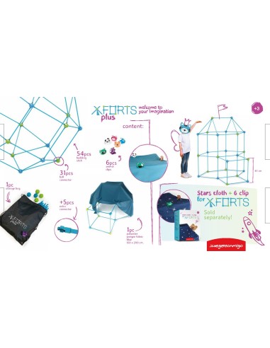 XForts Set 85 pcs