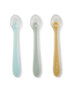 Set Cucharas silicona Azul Saro