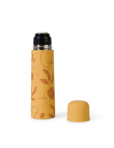 Saro termo acero líquido 500 ml. mostaza
