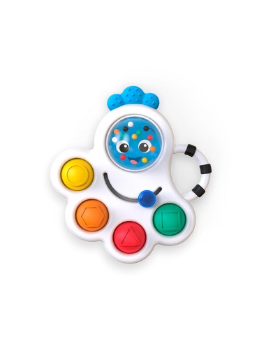 Juguete sensorial Baby Einstein Octo-Push Bubble Pop sin BPA con 5 formas de jugar