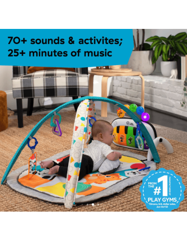 Gimnasio de juegos con música y lenguaje Kickin' Tunes 4 en 1 de Baby Einstein