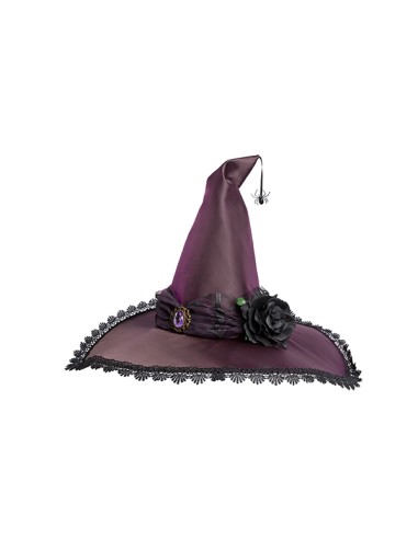 Sombrero de bruja Amethyst the Spider Witch