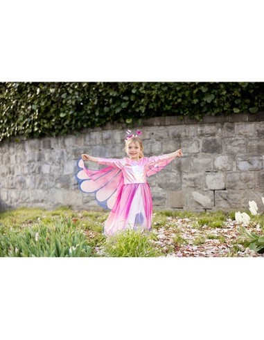 Vestido y alas de mariposa