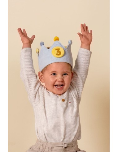 Corona de cumpleaños Azul Little Dutch