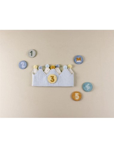 Corona de cumpleaños Azul Little Dutch