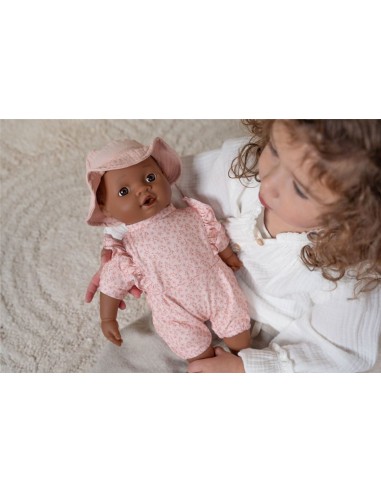Ropita de muñecas rosa flores Little Dutch