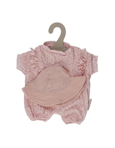 Ropita de muñecas rosa flores Little Dutch