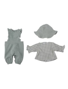 Ropita de muñecas Verde Vichy Little Dutch