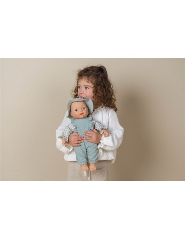 Ropita de muñecas Verde Vichy Little Dutch