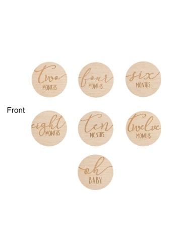 Tarjetas Milestone Madera Little Dutch