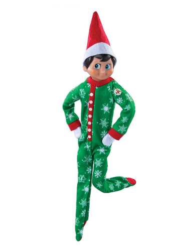 The Elf on the Shelf, vestuario Claus Couture pijama copos de nieve