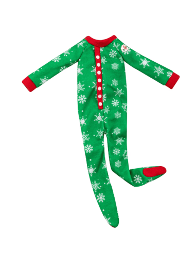 The Elf on the Shelf, vestuario Claus Couture pijama copos de nieve