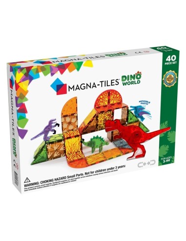 MAGNA-T Dino World 40 Piece Set Juegaconmigo