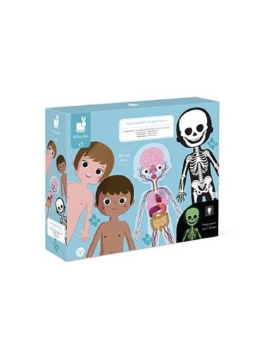 Puzle educativo cuerpo humano Janod