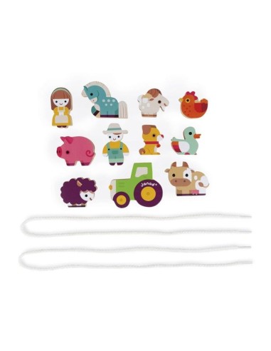 Cuentas para enhebrar Granja Janod