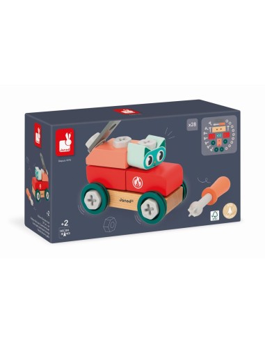 Coche Gato Brico'Kids Janod