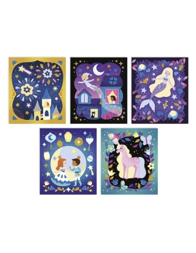 Arenas Fosforescentes Y Purpurinas Noche Mágica Janod