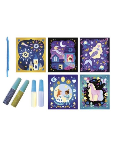 Arenas Fosforescentes Y Purpurinas Noche Mágica Janod