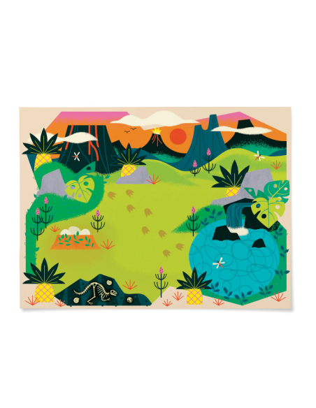 Pegatinas para colorear - Dinosaurios