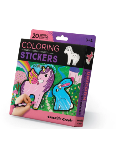 Pegatinas para colorear - Unicornio