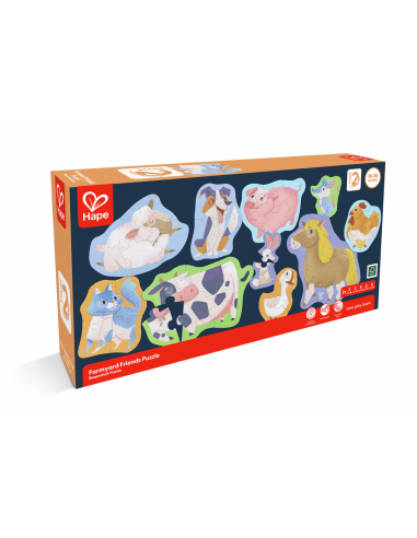 Rompecabezas de amigos de la granja