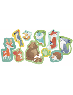 Rompecabezas de amigos del bosque Hape 2