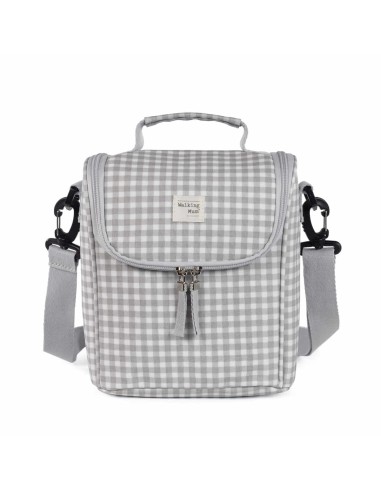 Bolsa comidas térmica I Love Vichy gris