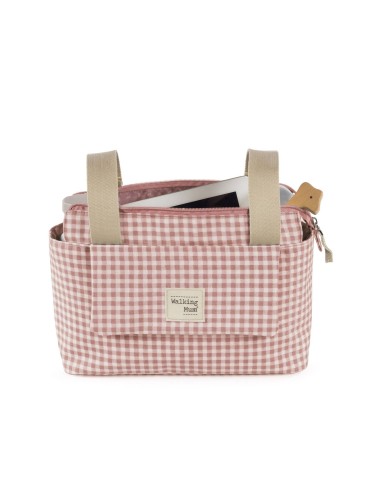 Bolso organizador I love Vichy rosa