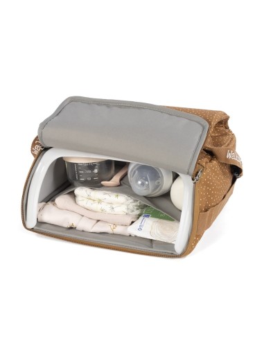 Trona portátil para bebés Poppy Canela