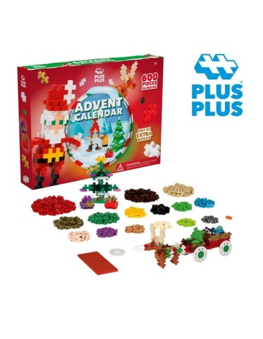 Calendario de Adviento Rojo 600 pcs Lúdilo