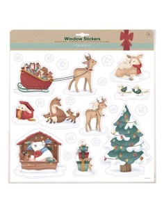 Pegatinas de Ventana Navidad Little Ducth