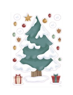 Pegatinas de Navidad Arbol Little Dutch