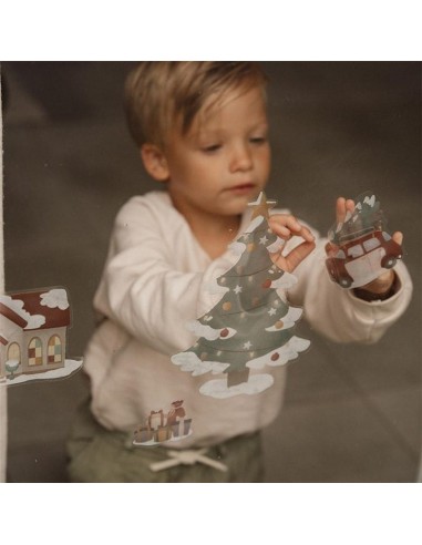 Pegatinas de Navidad Arbol Little Dutch