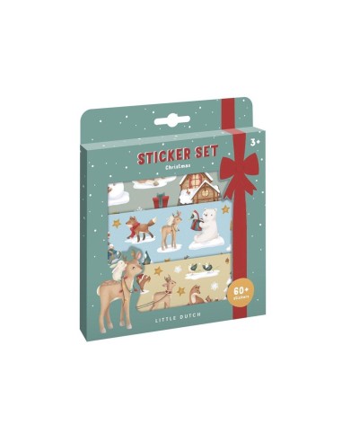 Set Pegatinas Navidad Little Dutch