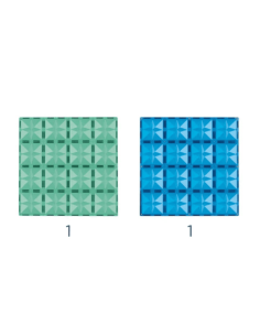 Bases Grandes Azul Verde | 2 Piezas CleverClixx