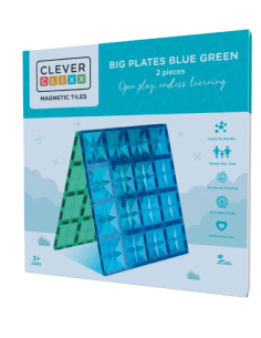 Bases Grandes Azul Verde | 2 Piezas CleverClixx 2