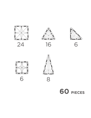Pack Original Intenso | 60 Piezas CleverClixx