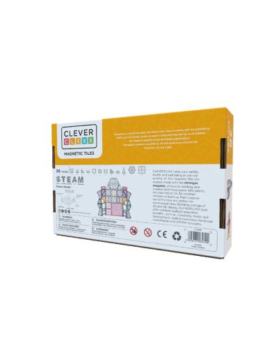 Set Piezas pasteles | 36 piezas CleverClixx