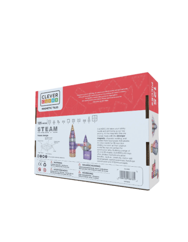 Gran paquete creativo Piezaspasteles | 125 piezas CleverClixx