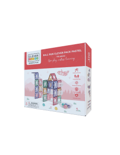 Toboganes colores pastel CleverClixx Pack de 110 piezas