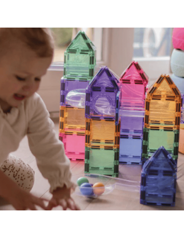 Toboganes colores pastel CleverClixx Pack de 110 piezas