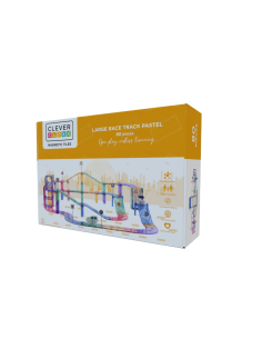Pista de carreras grande | 80 piezas CleverClixx