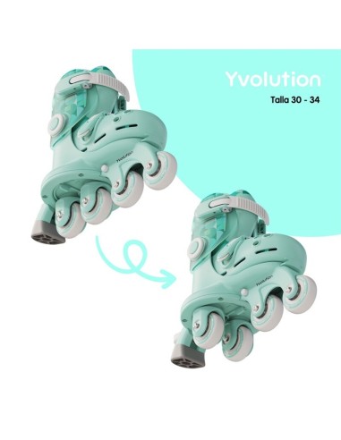 Patines TWISTA Verde T.23-28 Yvolution