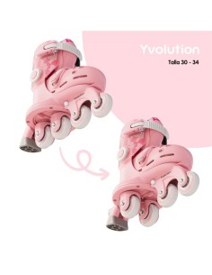 Patines TWISTA Rosa T.30-34 Yvolution