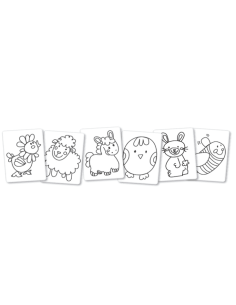 6 lápices de colores para bebés - Alpino 2