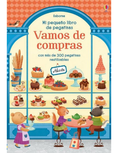 Libro de pegatinas, Vamos de compras