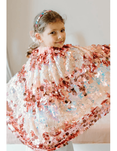 Capa de lentejuelas Rosada de la Quinta Avenida